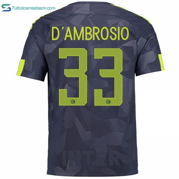 Camiseta Inter 3ª D'Ambrosio 2017/18